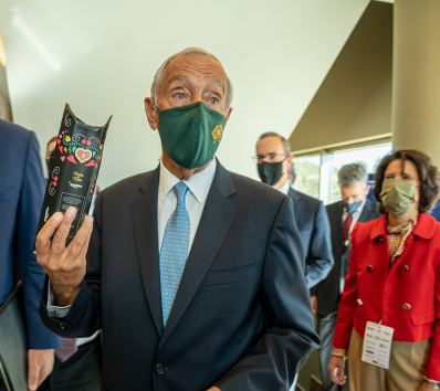 Panidor accueille le Président de la République Portugaise Marcelo Rebelo de Sousa au congrès de l'AHP (Association de l'Hôtellerie du Portugal)