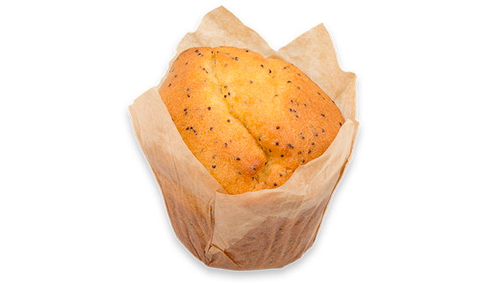 Gluten Free Lemon And Poppy Seeds Muffin 80g